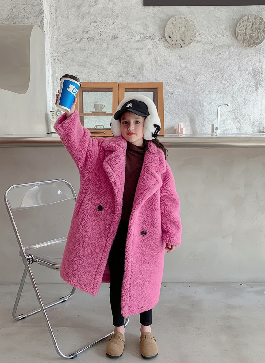 Pink - Luxury Teddy Coat