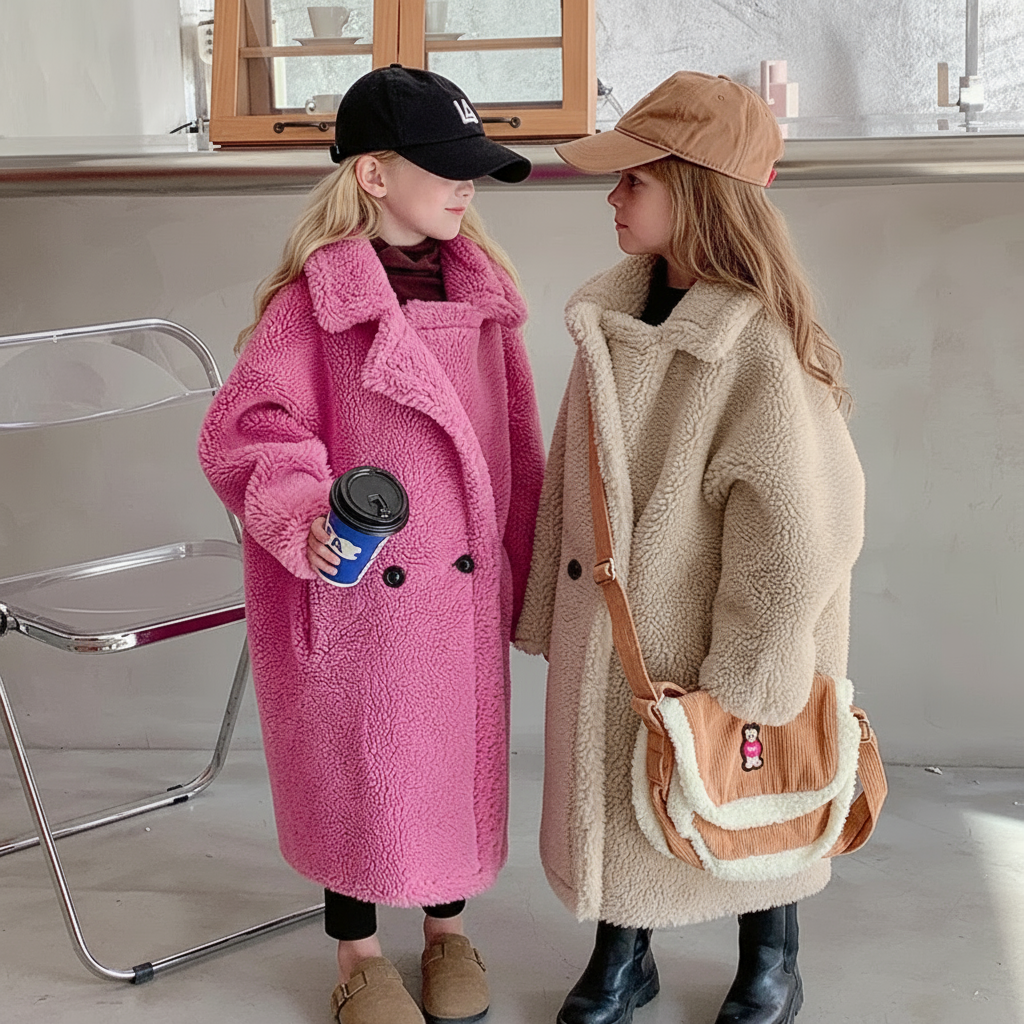 Pink - Luxury Teddy Coat